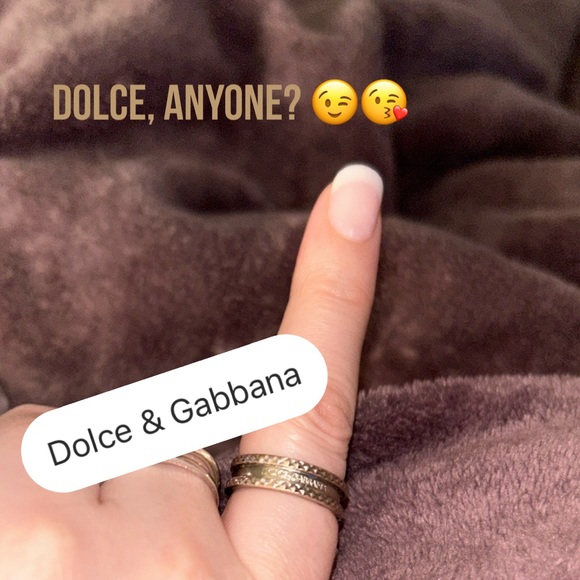 STUNNING Dolce & Gabbana Etched Silver Ring / Box Included!!! - Picture 1 of 7